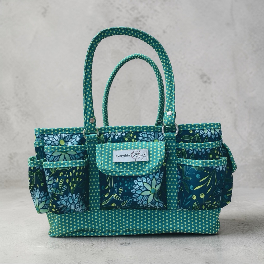 Storage/Picnic/Craft Organizer Bag - Large Multi-Pockets Basket Bag